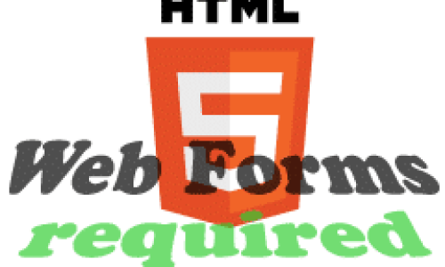 Web formulaires html5 – required