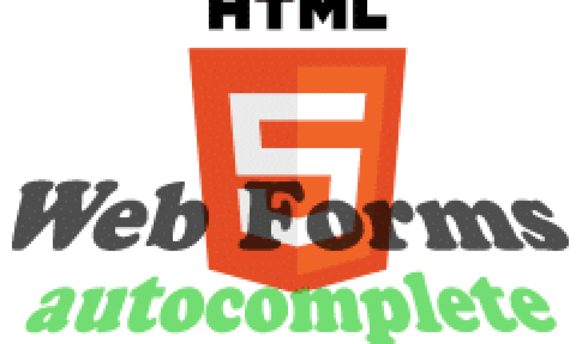HTML5 autocomplete