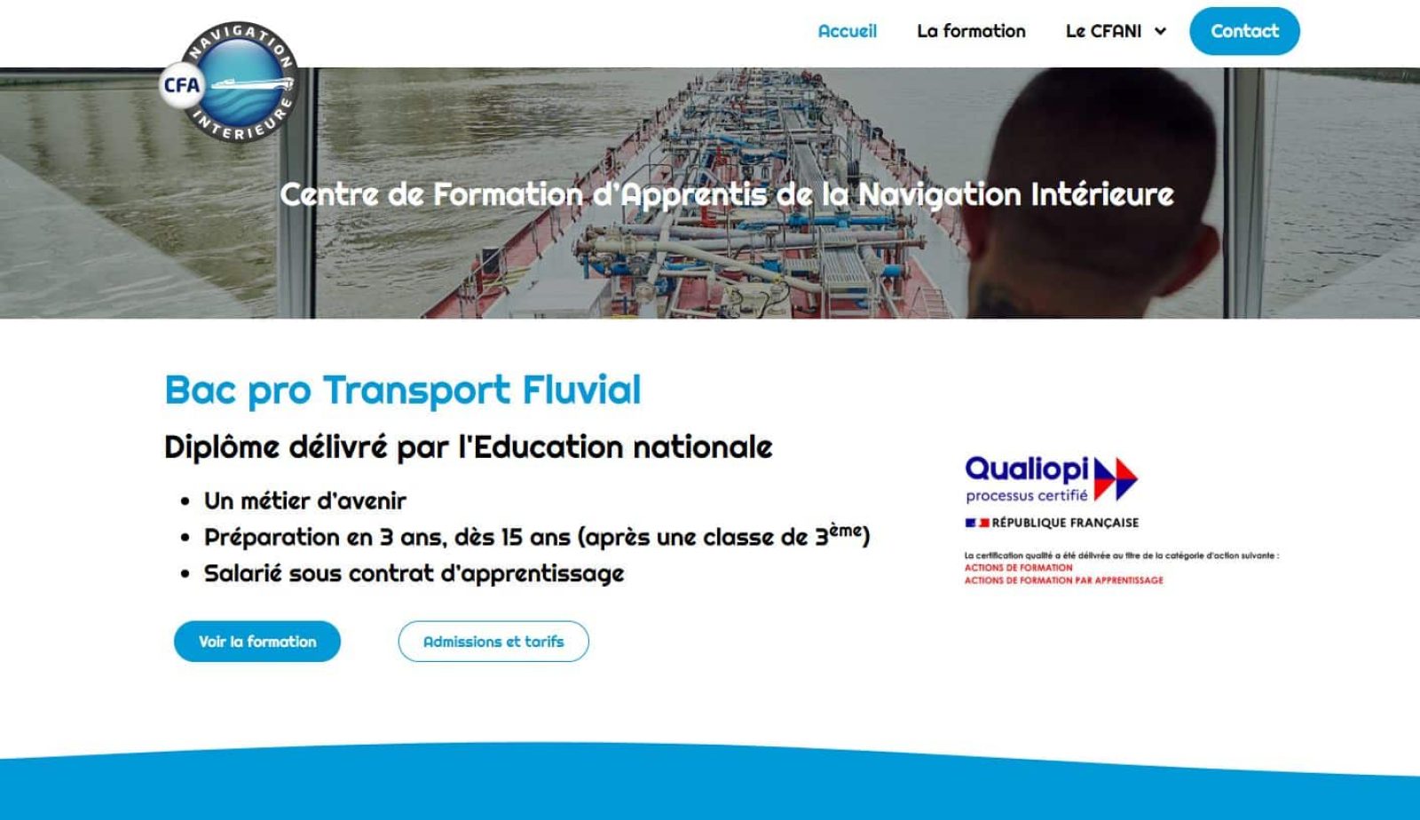 Refonte site internet centre de formation