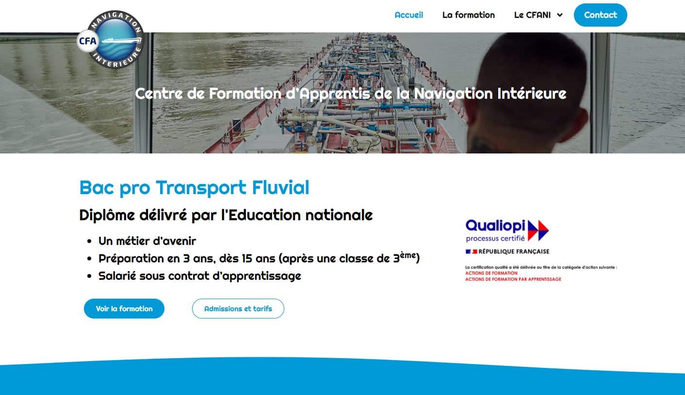 Refonte site internet centre de formation