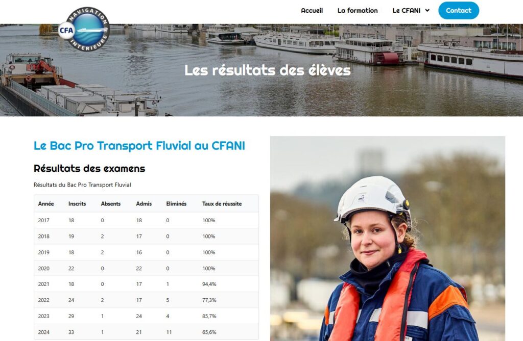 Refonte site internet centre de formation